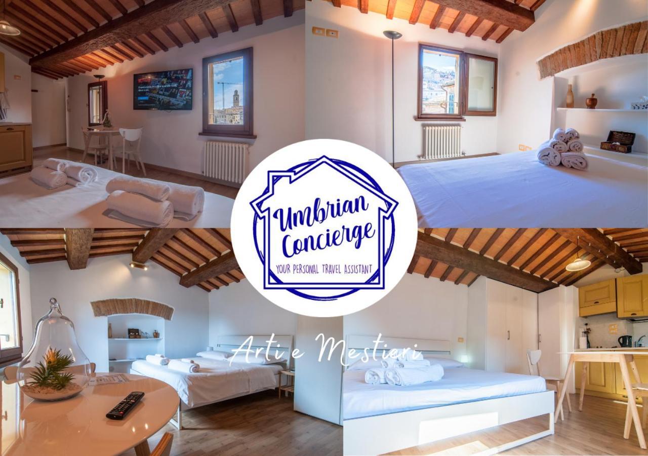 Umbrian Concierge - La Casa Dei Pellari Hotel เปรูจา ภายนอก รูปภาพ